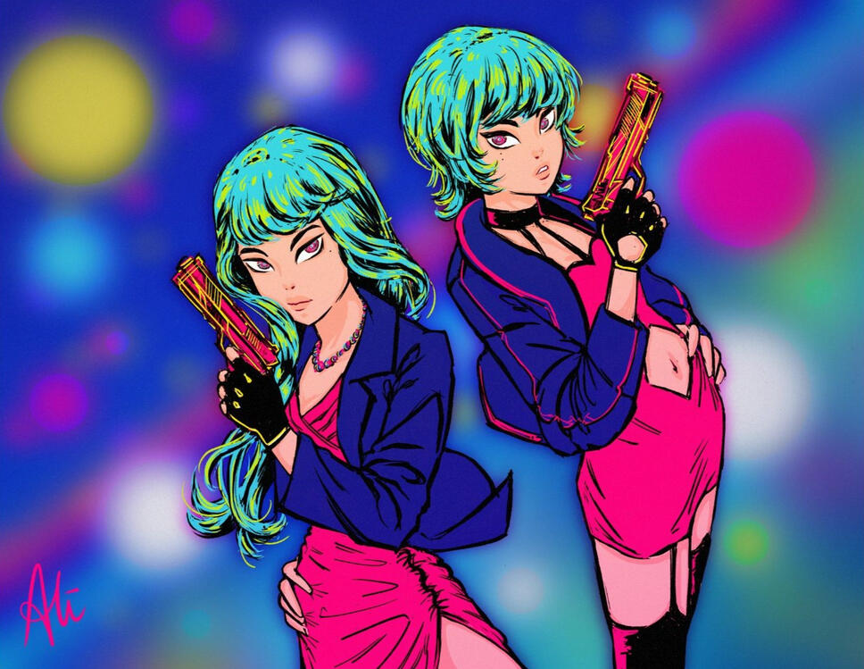 OC Illustration // City Pop Girls